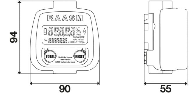 MEDIDOR 1/2 40LPM ANTICONG