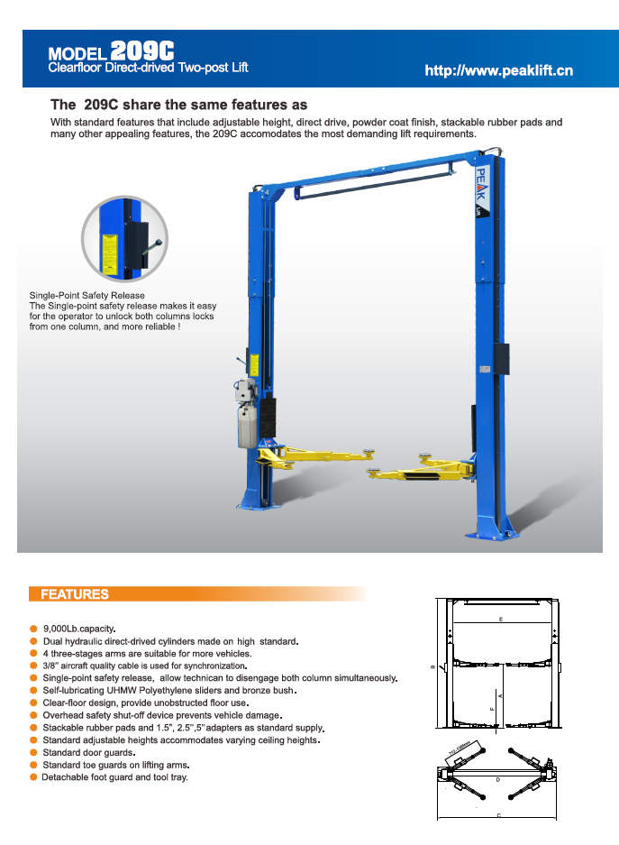ELEVADOR 2 COL 4.0 TON 209C