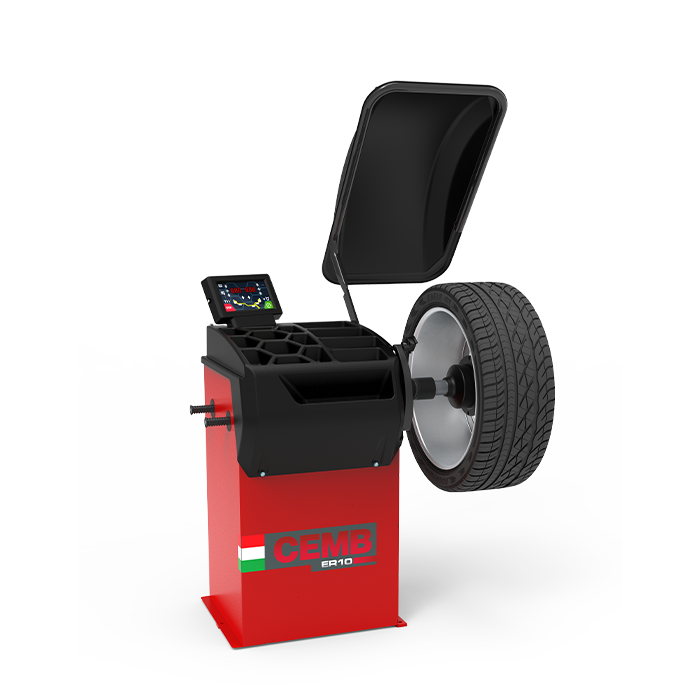 BALANCEADORA DE NEUMATICOS PARA AUTOS Y CAMIONETAS CEMB ER10 CON CAPOTA